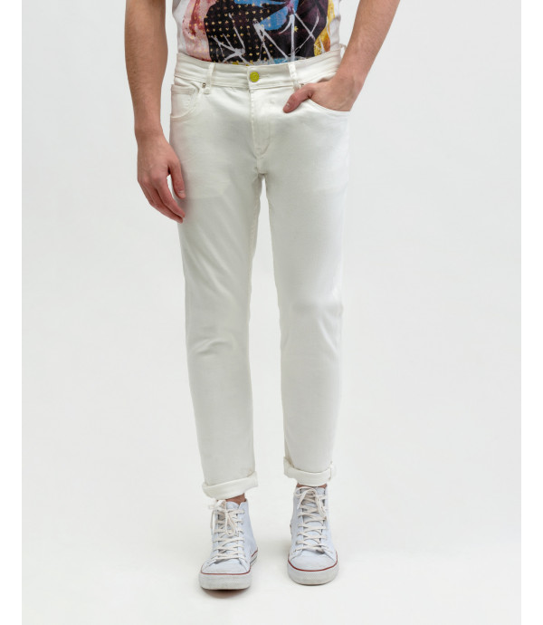 Kevin skinny fit white jeans
