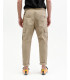 Drawstring cargo trousers with accessory