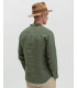 Camicia serafino in lino