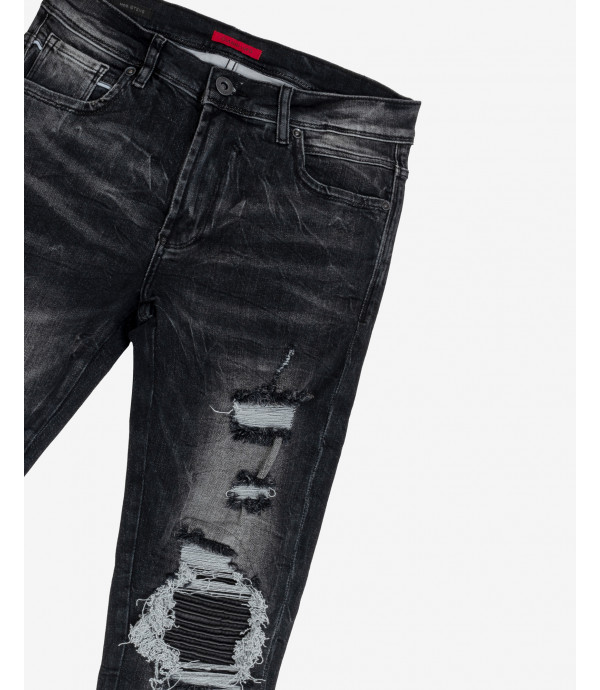 Steve super skinny jeans with rips and repairs