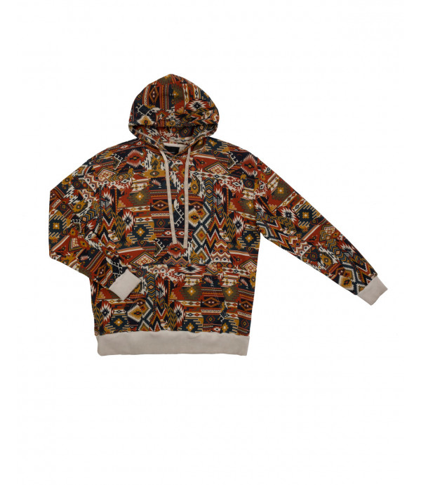 Abstract pattern hoodie