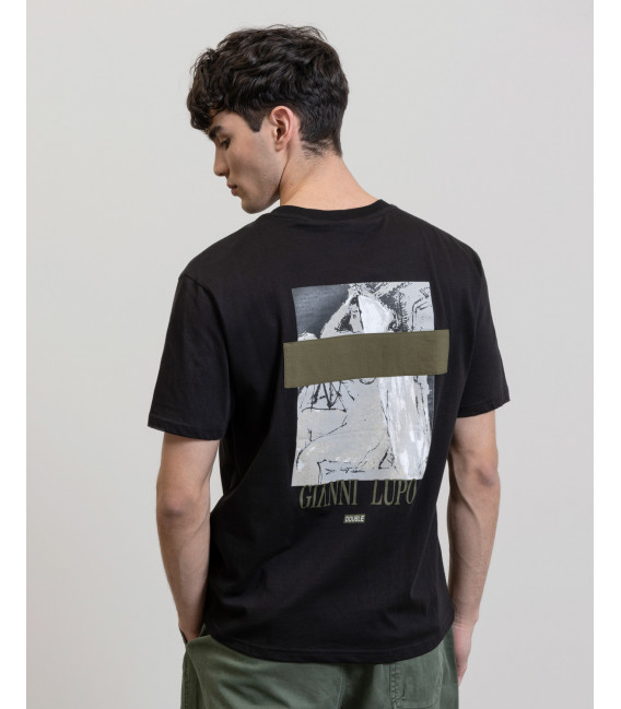 Oversize t-shirt with logo and back print