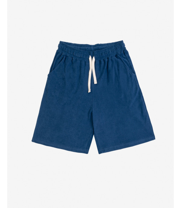 Jogger shorts in reversed jersey