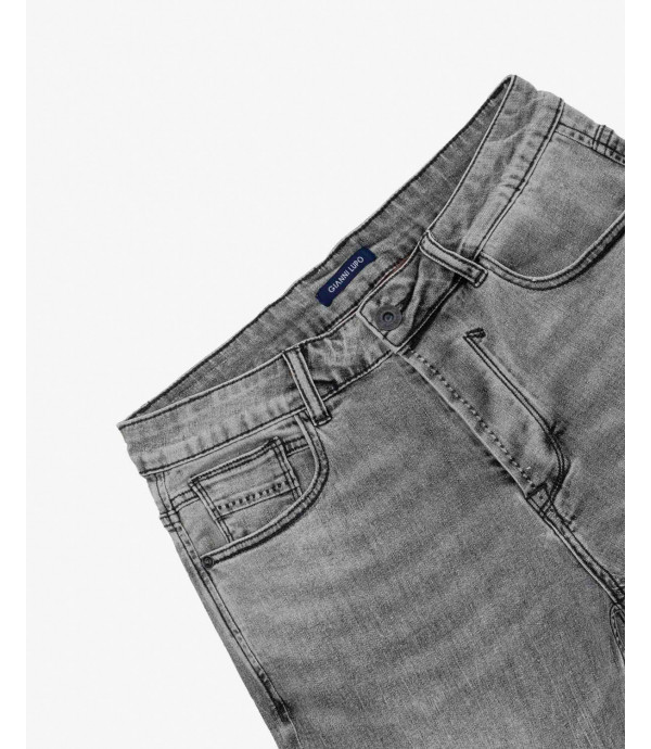 Bermuda jeans grigi