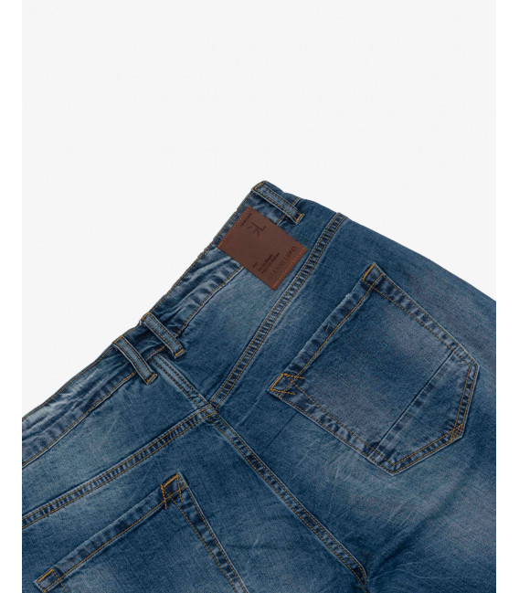 Medium wash jeans shorts
