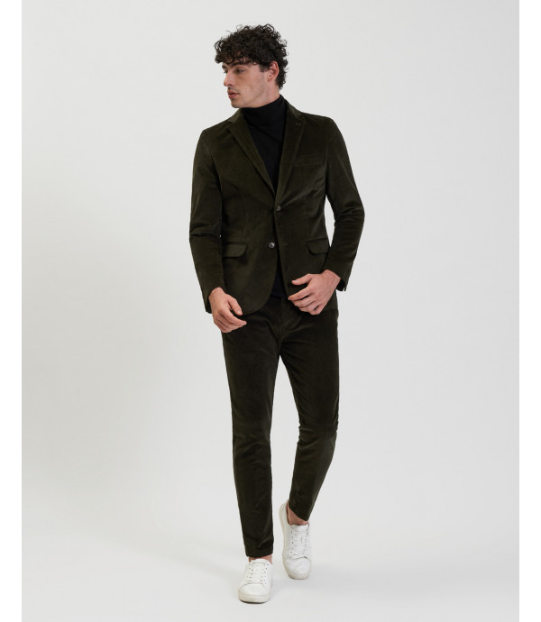 Suit blazer in corduroy