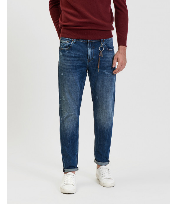 Kevin skinny fit jeans with rips