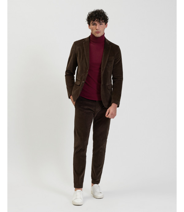 Suit trousers in corduroy