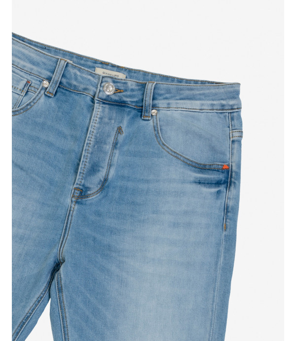 Jeans MIKE carrot cropped stone wash