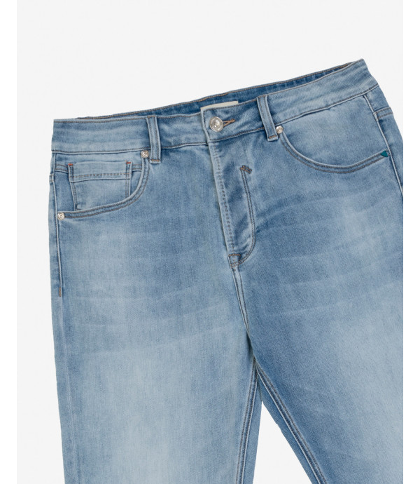 Jeans MIKE carrot cropped stone wash