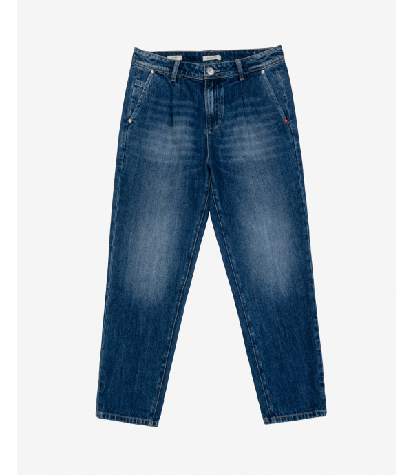 Jeans DANNY relaxed fit con pinces dark wash