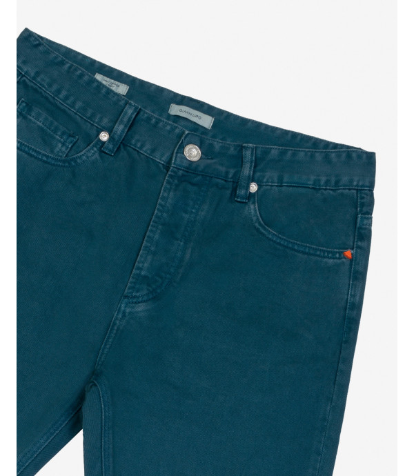Pantaloni 5 tasche con taglio sul ginocchio