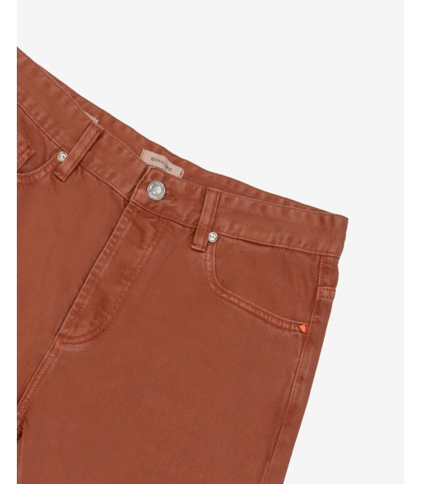 Pantaloni 5 tasche carrot fit