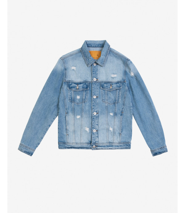 Denim jacket in light wash