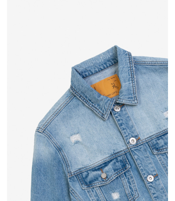 Denim jacket in light wash
