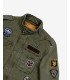 Field jacket con patch