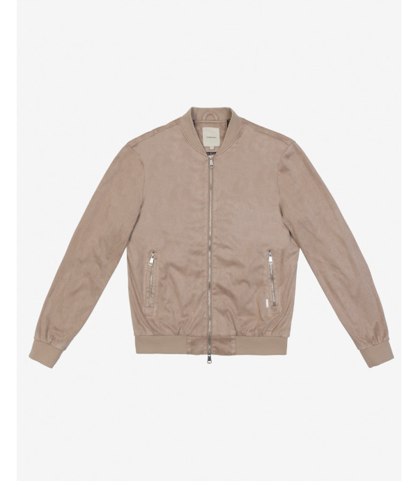 More about Faux-suede bomber jacket