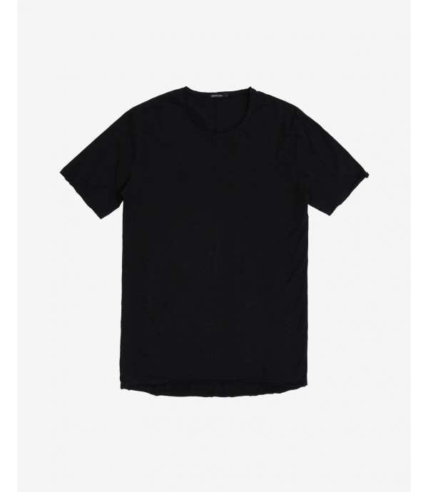 T-shirt fiammata con cucitura sul retro