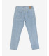 Jeans MIKE carrot cropped light wash con rotture