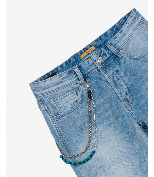Jeans bruce regular fit con strappi