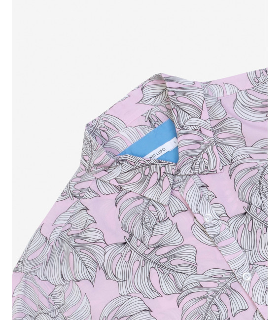 Camicia monstera cotone