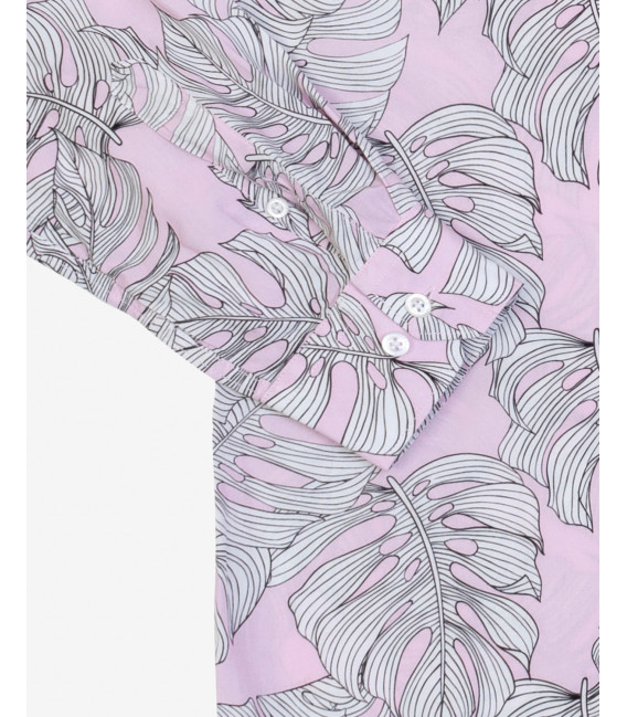 Camicia monstera cotone