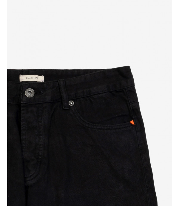 Pantaloni 5 tasche con taglio sul ginocchio