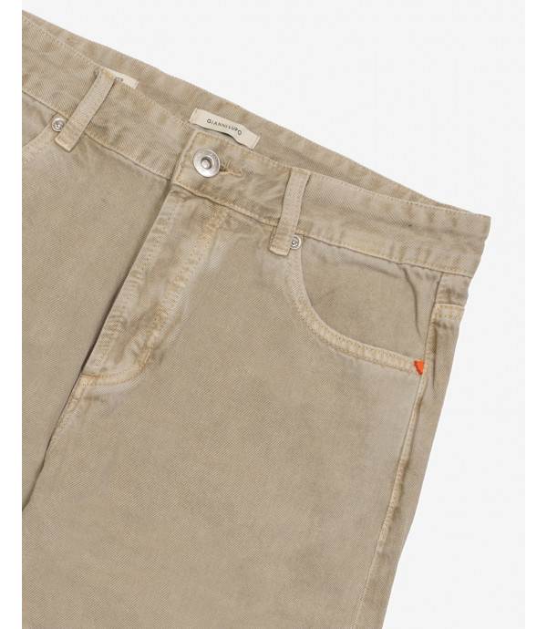Pantaloni 5 tasche carrot fit