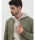 Giubbotto bomber effetto camoscio