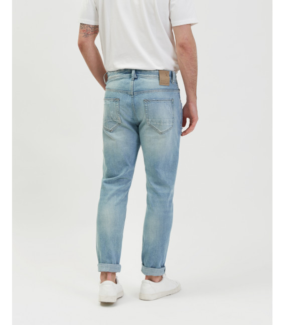 Jeans bruce regular fit stone wash con graffi