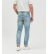 Jeans bruce regular fit stone wash con graffi