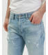 Jeans bruce regular fit stone wash con graffi