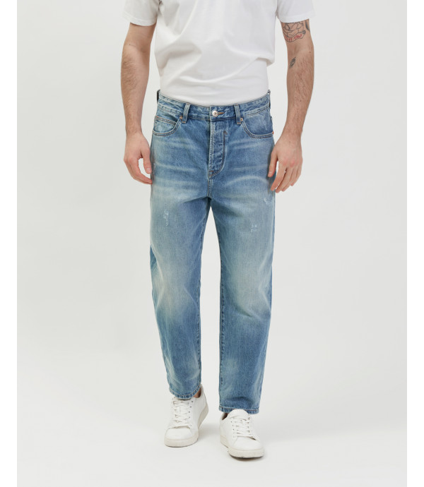 DAD relaxed fit jeans with whiskers