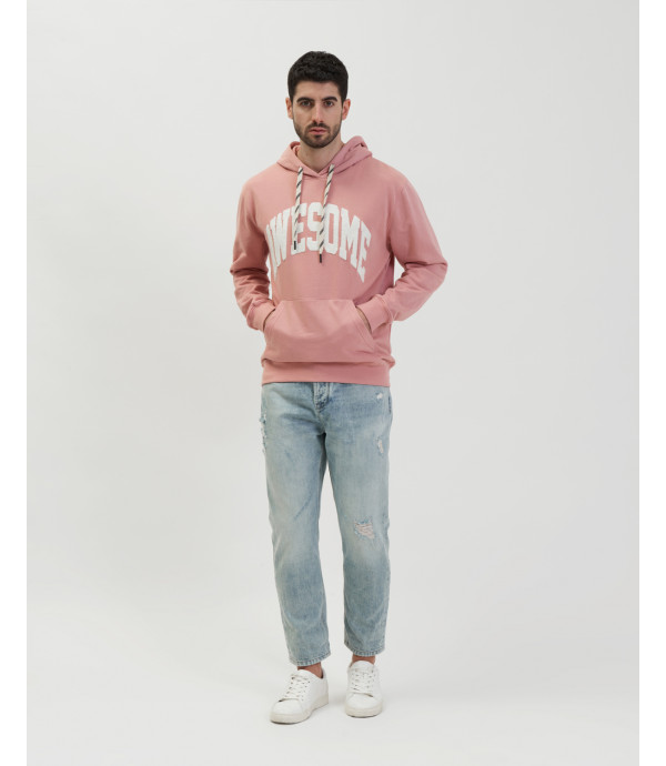 Jeans Mike carrot cropped con taschino fantasia