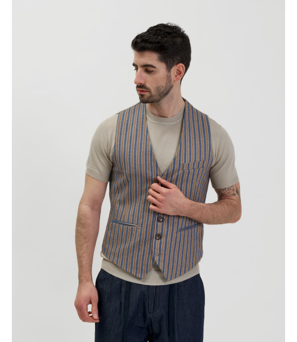 Gilet a righe