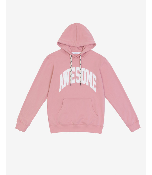 Hoodie with patchwork