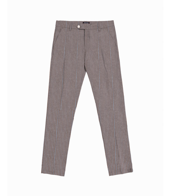 Striped trousers
