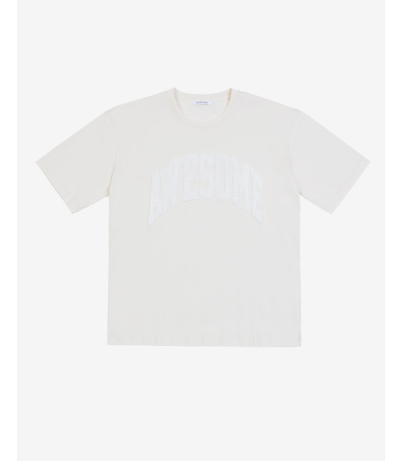 T-shirt with awesome patch in pile