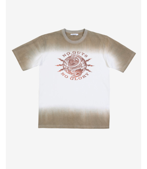 T-shirt effetto degrade e stampa