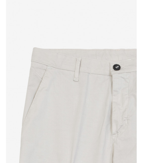 William skinny fit trousers in micro pattern