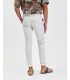 William skinny fit trousers in micro pattern
