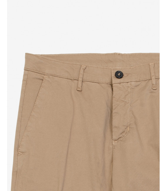 Pantaloni William Skinny fit in microfantasia