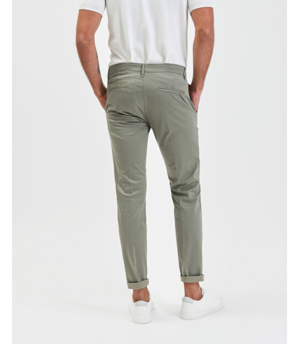 Pantaloni William Skinny fit in microfantasia