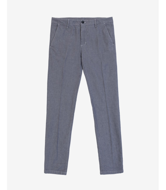Pantaloni William Skinny fit in microfantasia