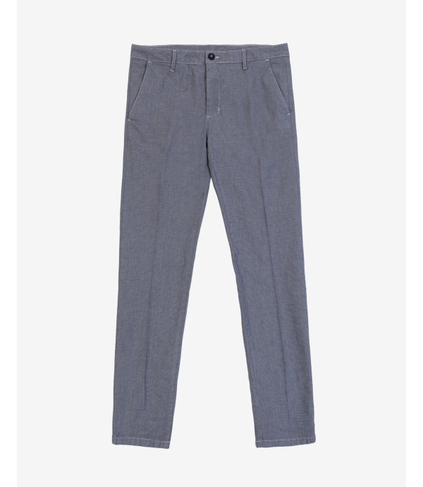 Pantaloni William Skinny fit in microfantasia