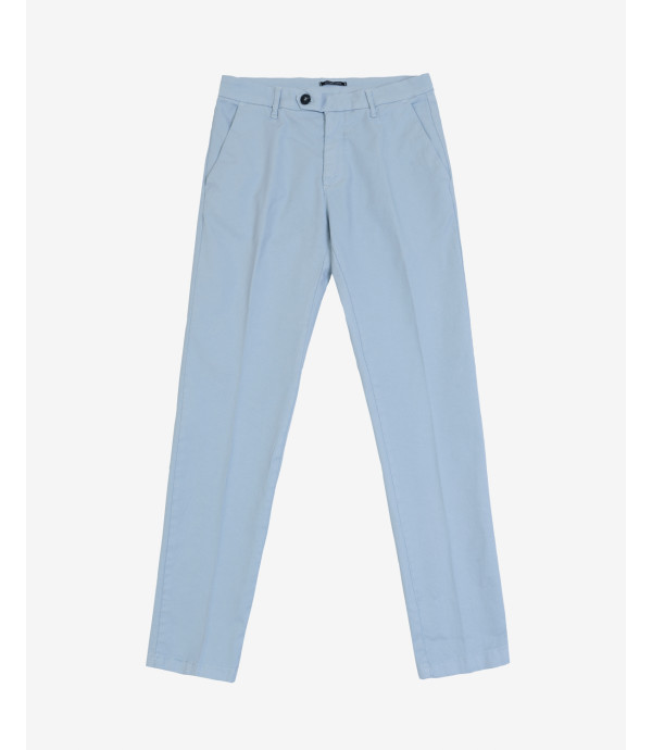 Pantaloni Frank tapered in microfantasia
