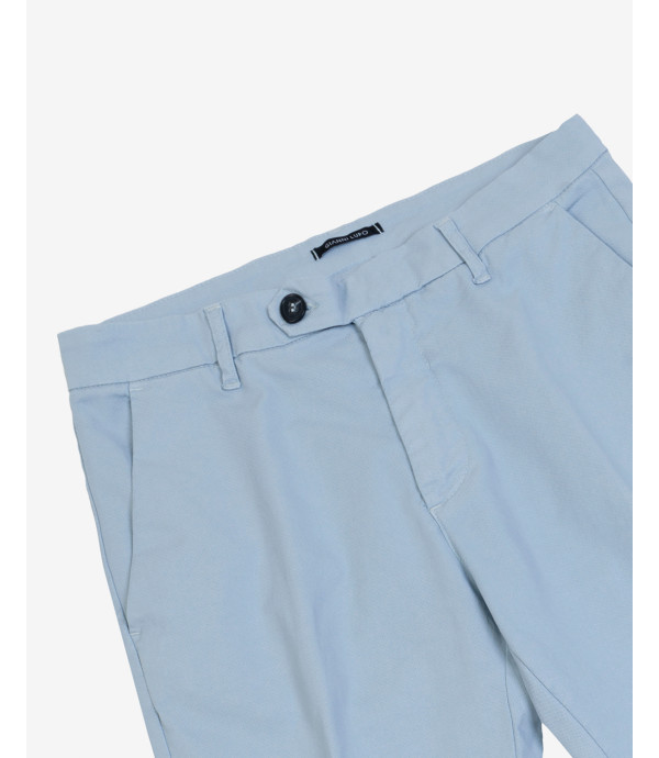 Pantaloni Frank tapered in microfantasia