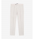 Pantaloni Frank tapered in microfantasia