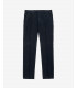 Pantaloni Frank tapered in microfantasia