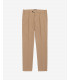 Pantaloni Frank tapered in microfantasia